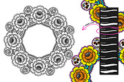 Wandering Mandala Procreate Inkers, a Brush Add-On by Heather Green Designs (Thumbnail 6 of 13)