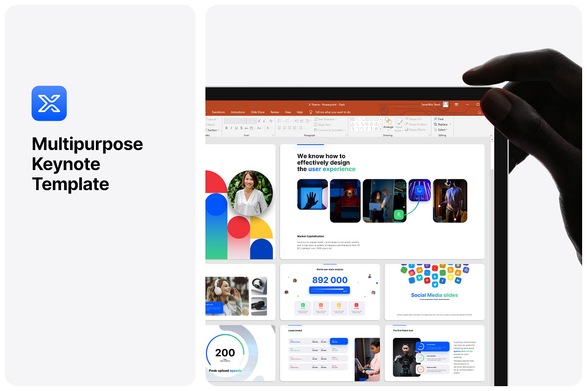 X - Technology Keynote, a Presentation Template by TemplateZuu (Photo 26 of 26)