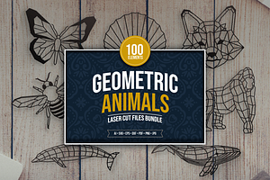 100 Geometric Animals Portraits
