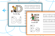 Ebook - Alphabets Tracing Letter, a Stationery Template by Glücklich Studio (Thumbnail 3 of 4)
