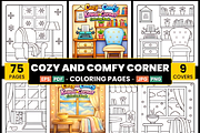 Cozy and Comfy Corner, a Decorative Illustration by Design Station (Thumbnail 1 of 3)