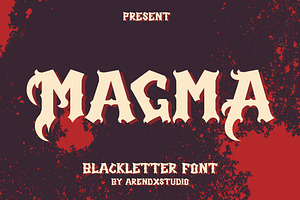 Magma - Blackletter Font