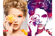 Galaxy Vector Photoshop Action preview 3