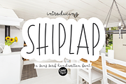 SHIPLAP Sans Serif Handwritten Font, a Sans Serif Font by Blush Font Co. (Thumbnail 1 of 6)
