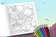 Cozy Animals Coloring Book for Kids, an Animal Illustration by Bold & Easy Coloring Book (Thumbnail 2 of 4)