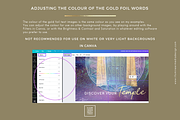 SALE! DOUBLE-EXP & GOLD WORDS SET 3, a Social Media Template by Illumineer Media & Design (Thumbnail 5 of 5)