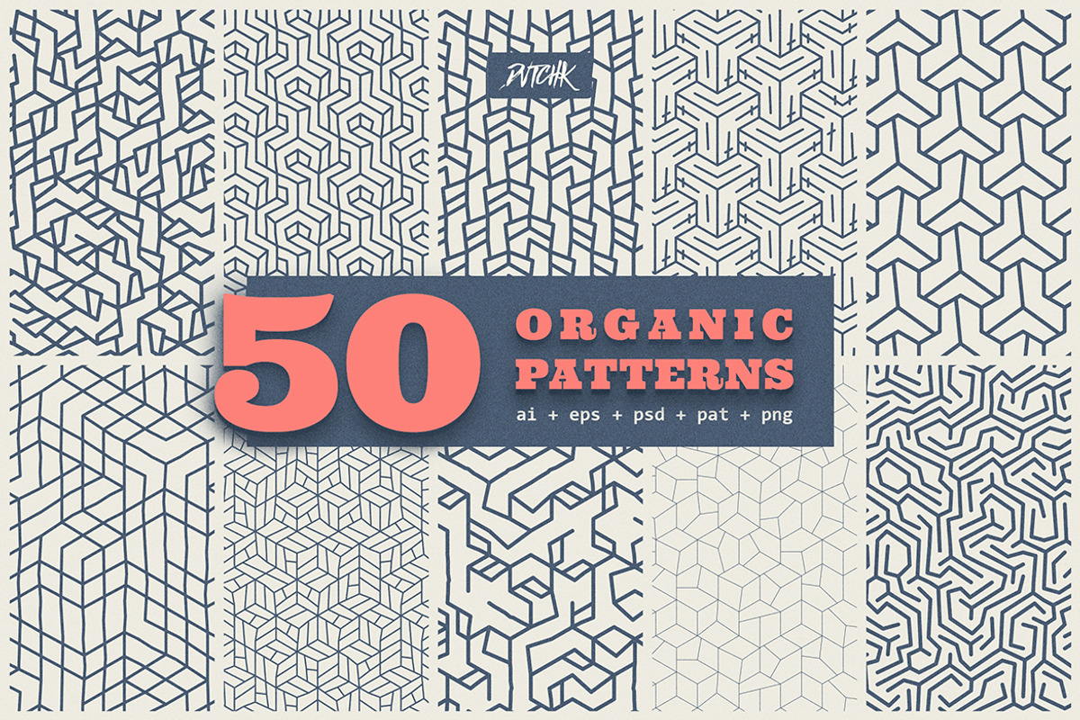 Organic Patterns, a Pattern Graphic by dvtchk