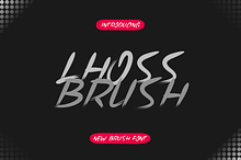 Lhoss Brush - Font