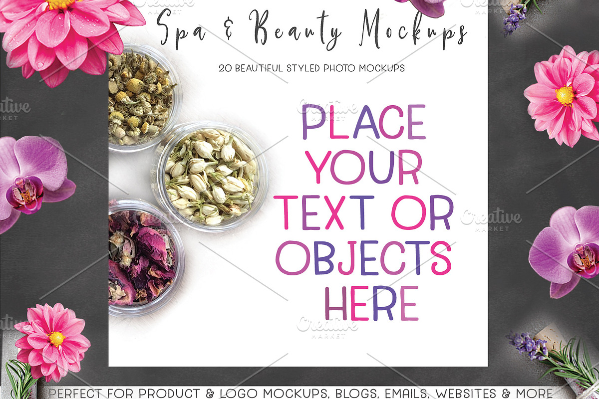 Spa & Beauty Mockup Styled Photos, a Beauty & Fashion Photo by Willow & Chicory (Photo 6 of 8)