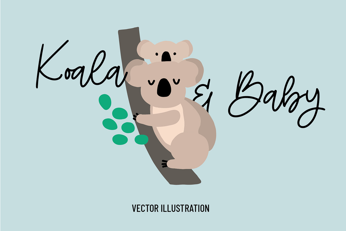 Koala and Baby, an Object Graphic by Goodputty (Photo 1 of 3)