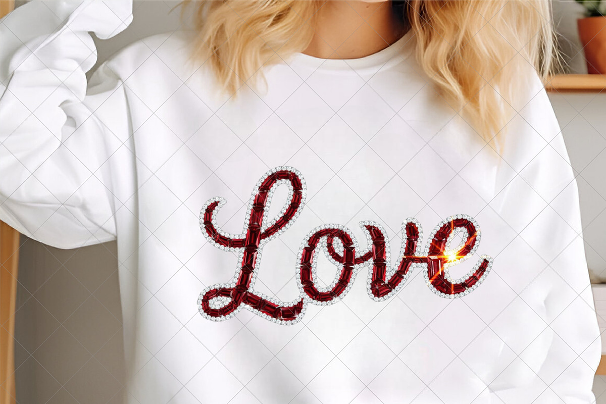 Diamond Glitter Valentine Png Love, an Illustration by SinaCreation (Photo 4 of 7)