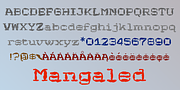 Mangaled, a Font by Ingrimayne Type (Thumbnail 3 of 6)