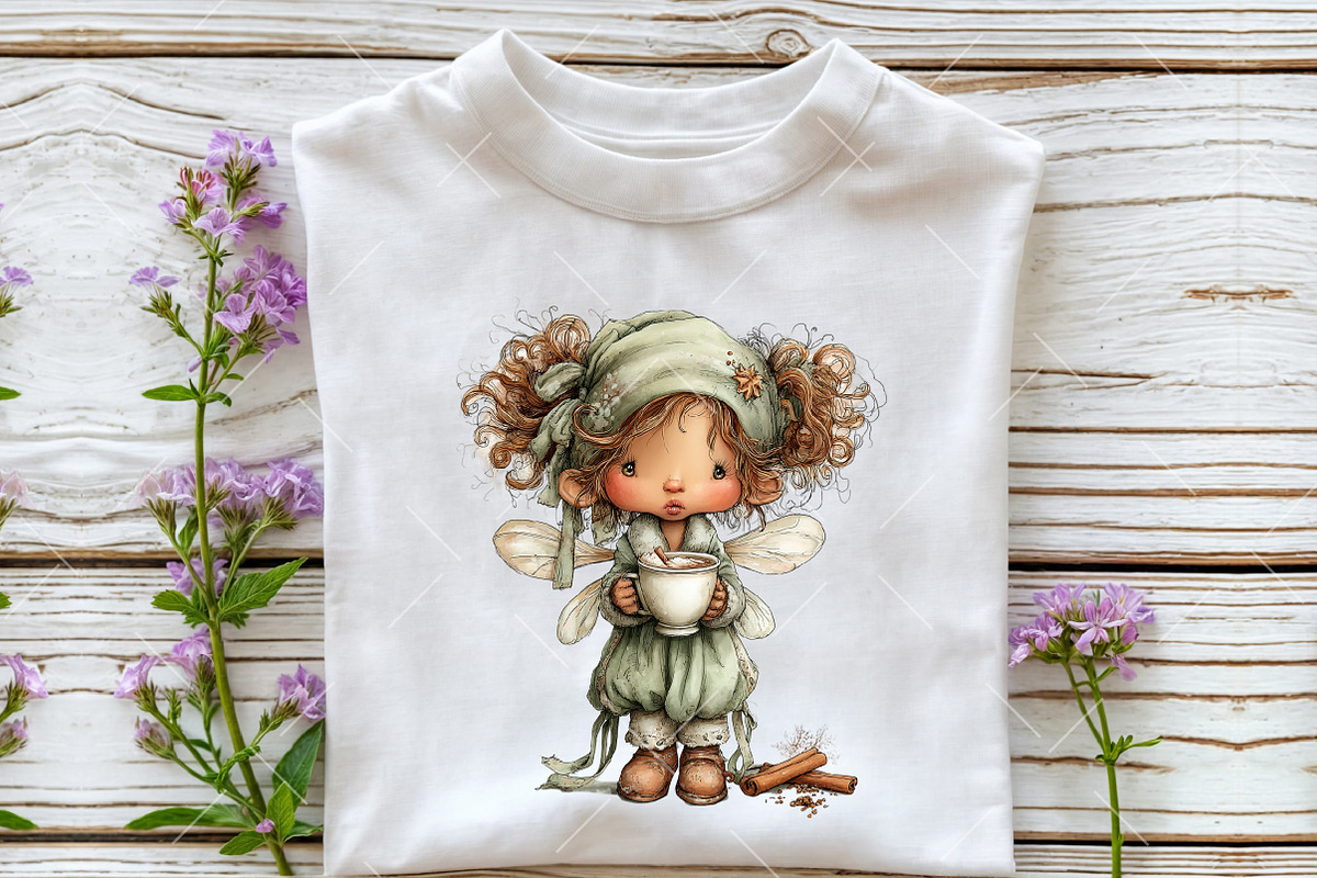 Quirky Autumn Fairy PNG Clipart Set, a Seasonal Illustration by OK Design (Photo 5 of 6)