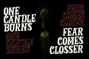 Coward Usurper Horror Halloween Font, a Font by Denustudios (Thumbnail 2 of 12)