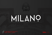 Milano - RetroFuturistic Sans, a Sans Serif Font by Unio Designs (Thumbnail 1 of 12)