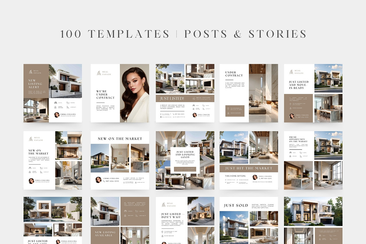 Real Estate Instagram Content Kit, a Social Media Template by Instprofi | Studio Estimo (Photo 18 of 37)