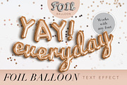 Foil Balloon Text Effect, a Layer Style Add-On by Evlogiev Studio (Thumbnail 1 of 13)