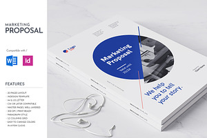 Marketing Proposal | InDesign, Word
