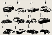 Cars Dingbats Font, a Symbol Font by Minimalartstudio (Thumbnail 4 of 8)