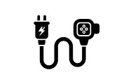 Electric Plug Connection Icons, a Graphic by hafijul (Thumbnail 6 of 15)