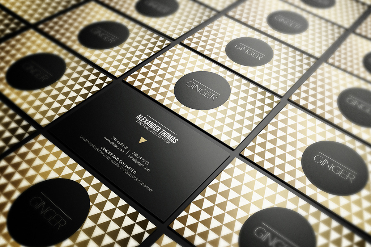 Premium Gold Business Card, a Business Card Template by Marvel (Photo 2 of 5)