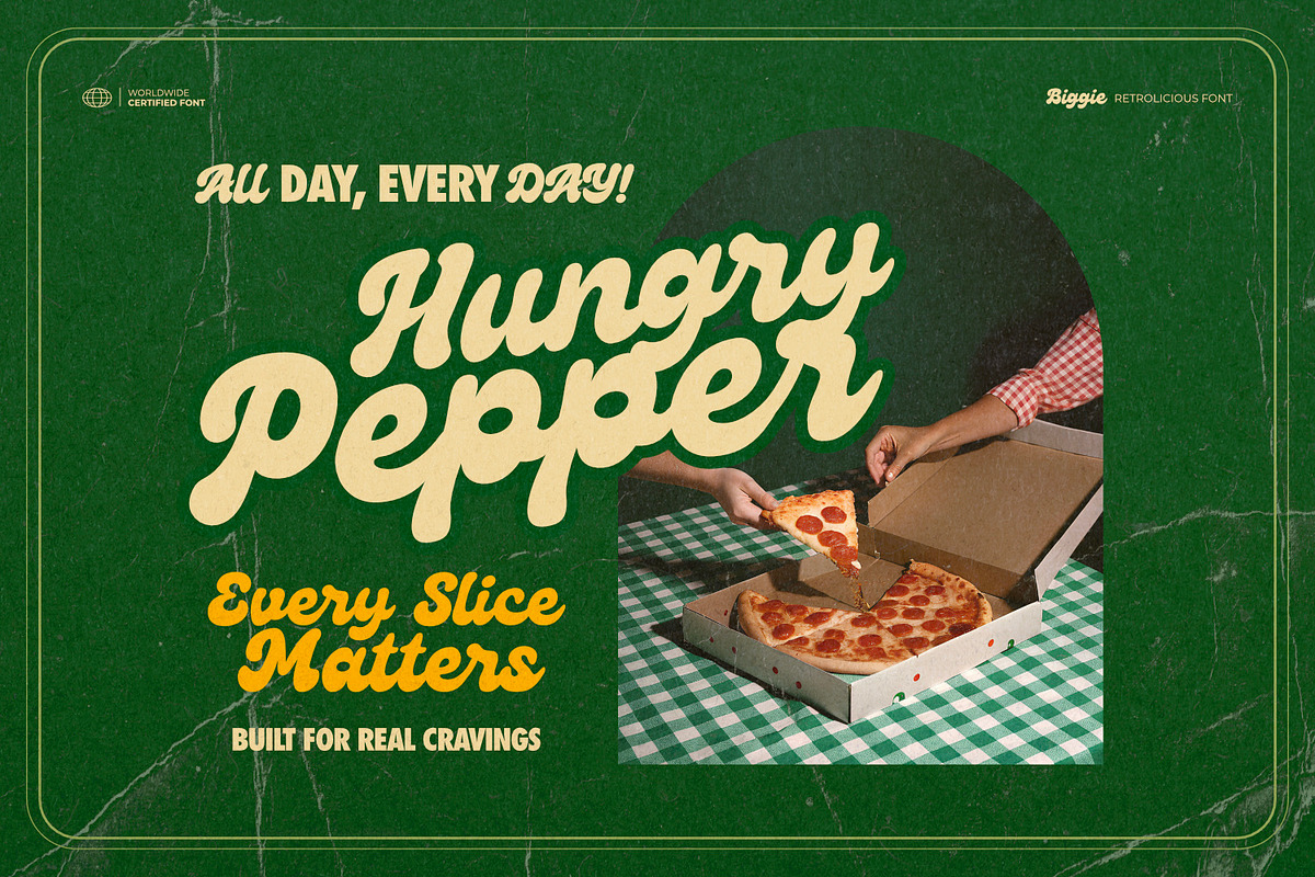 Biggie - Retrolicious Font, a Script Font by ikiiko (Photo 3 of 7)