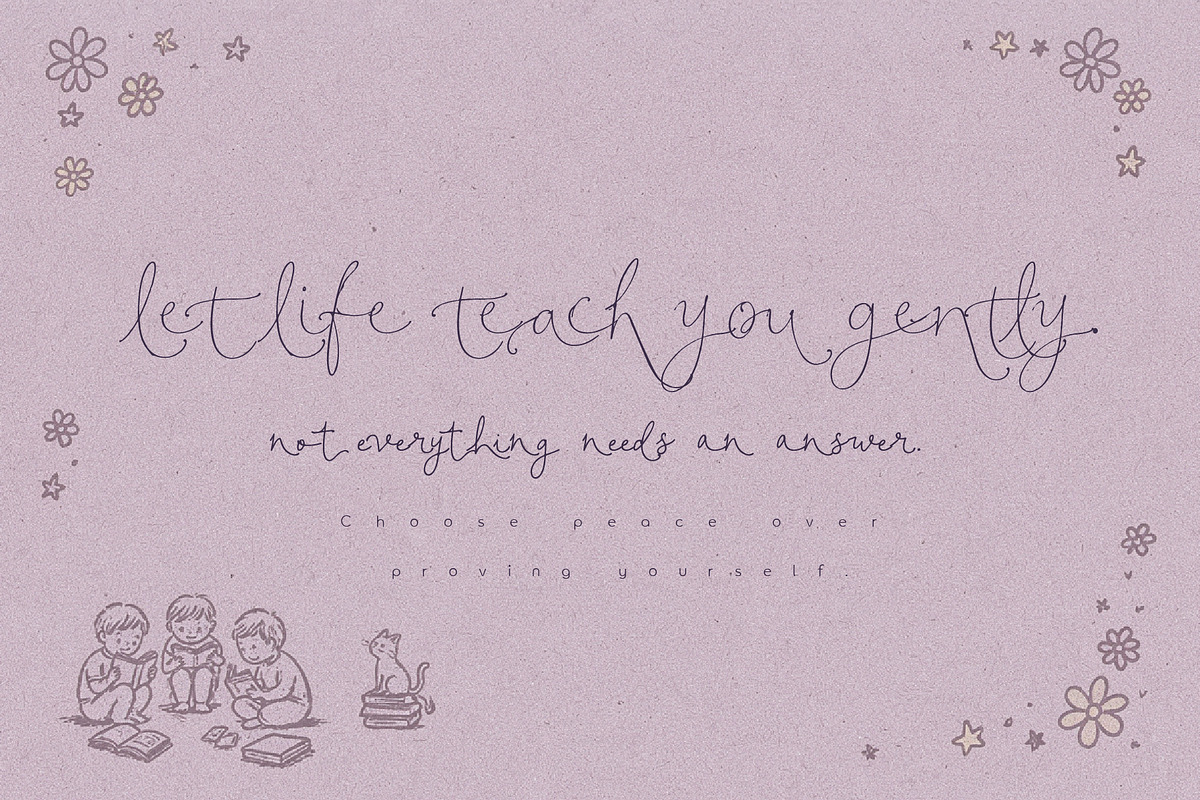 Amanu Humblie - Cute Friendly Script, a Handwritten Font by HypeWorksCo (Photo 6 of 15)