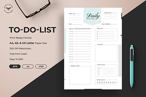 Daily To-Do List Planner Daytimer