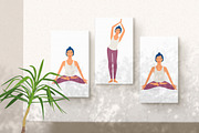 Yoga Poses Illustrations with Names, an Object Graphic by Rose Design (Thumbnail 10 of 13)