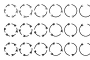 Minimalist Continuous Arrow Icons, an Outline Icon by hkmonir (Thumbnail 3 of 3)