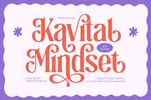 Kavital Mindset Groovy Serif