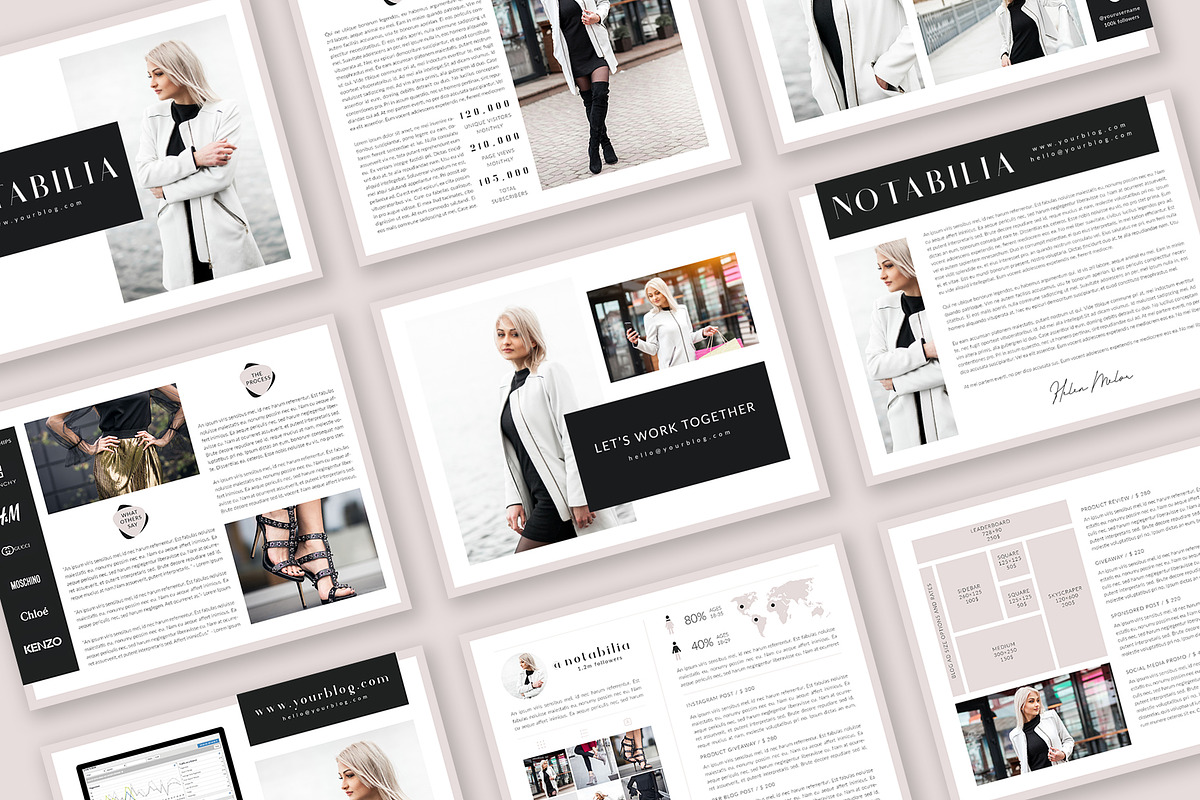 Media Kit - 5 Page, a Stationery Template by Eesome Design Studio (Photo 2 of 17)