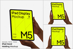 iPad hand holding Mockup, an iPad Mockup by Unerispace