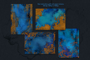 Blue And Gold Textures Pack