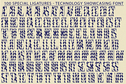 Technology Showcasing Font, a Serif Font by 177Studio (Thumbnail 7 of 8)
