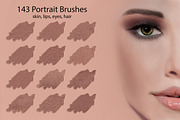 Portrait Brushes for Photoshop, a Brush Add-On by FaeryDesign (Thumbnail 1 of 3)