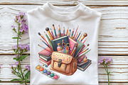 Back to School Books Stack, an Illustration by CraftArtStudio (Thumbnail 3 of 6)