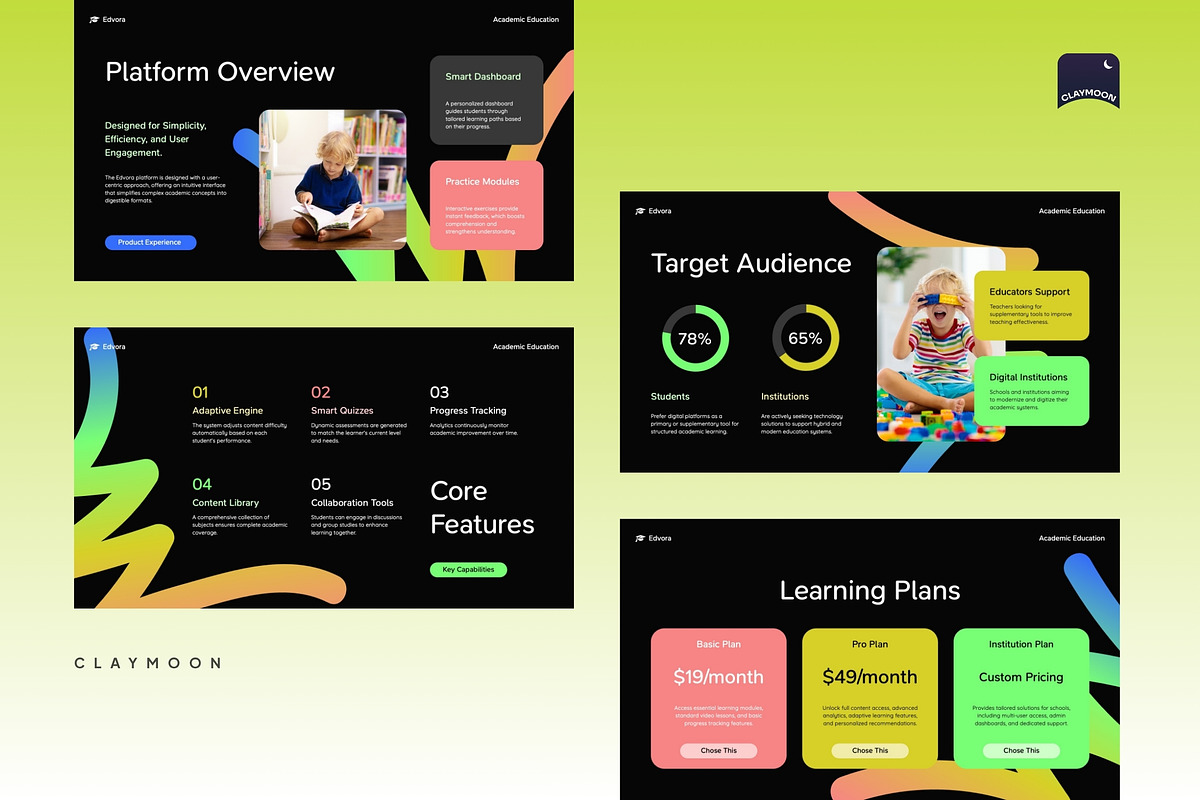 Academic Education Presentation, a Presentation Template by Claymoon Lab (Photo 3 of 7)