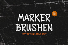 Marker Brushen - Premium Paint Font