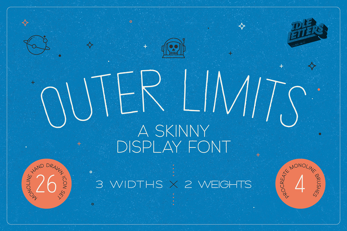 Outer Limits - Skinny Display Font