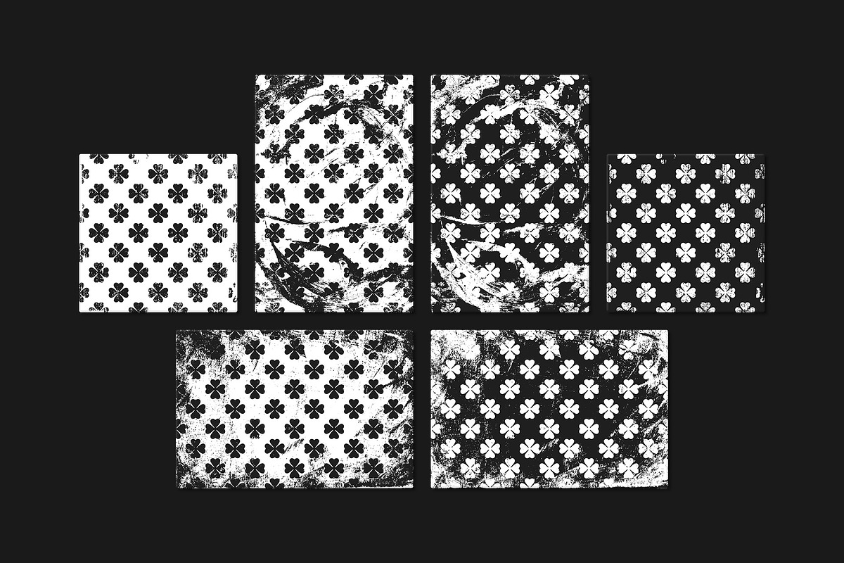 Shamrock (&) - 36 Grunge Patterns, a Pattern Graphic by Tustan (Photo 5 of 8)