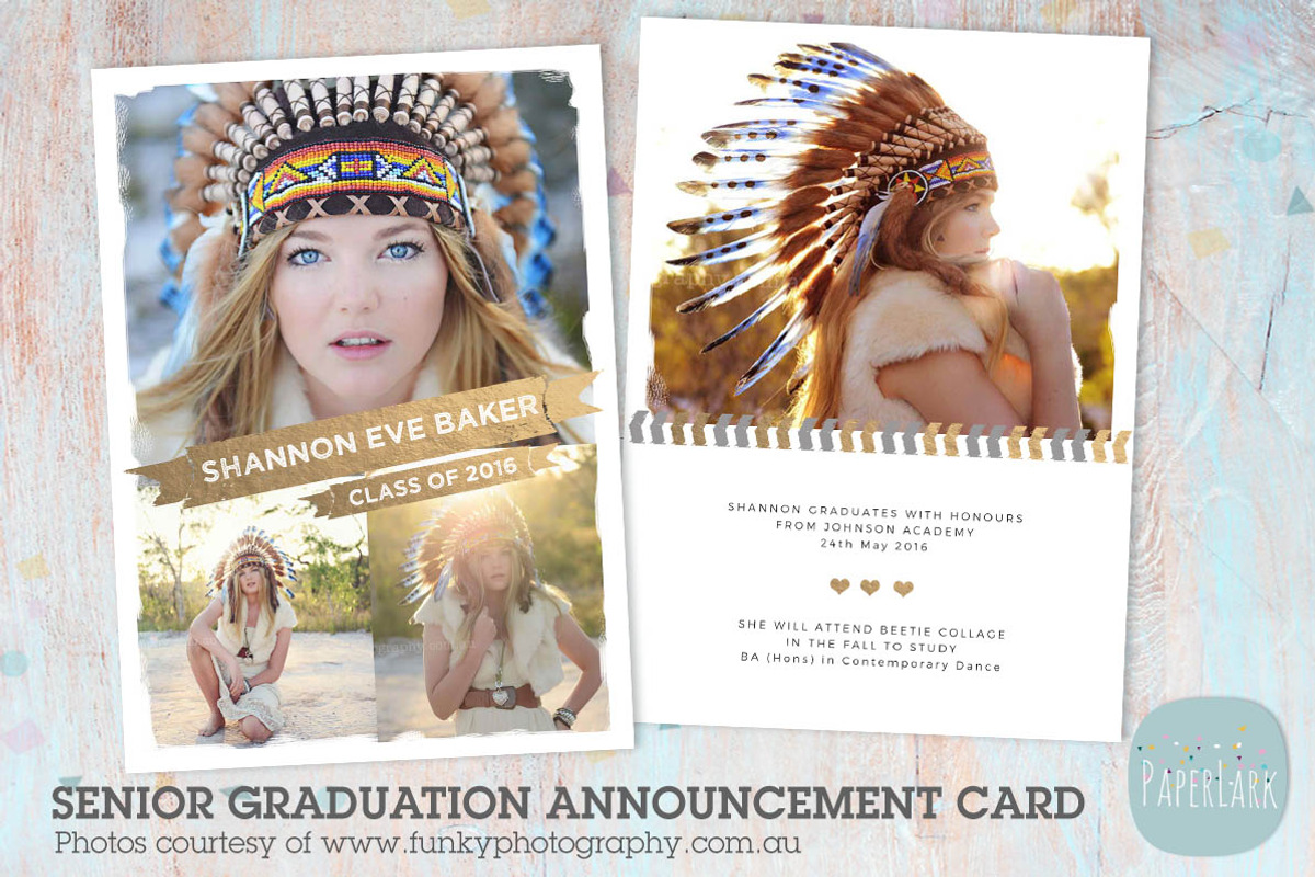 AG005 Senior Graduation Card Bundle, a Flyer Template by Paper Lark (Photo 4 of 5)