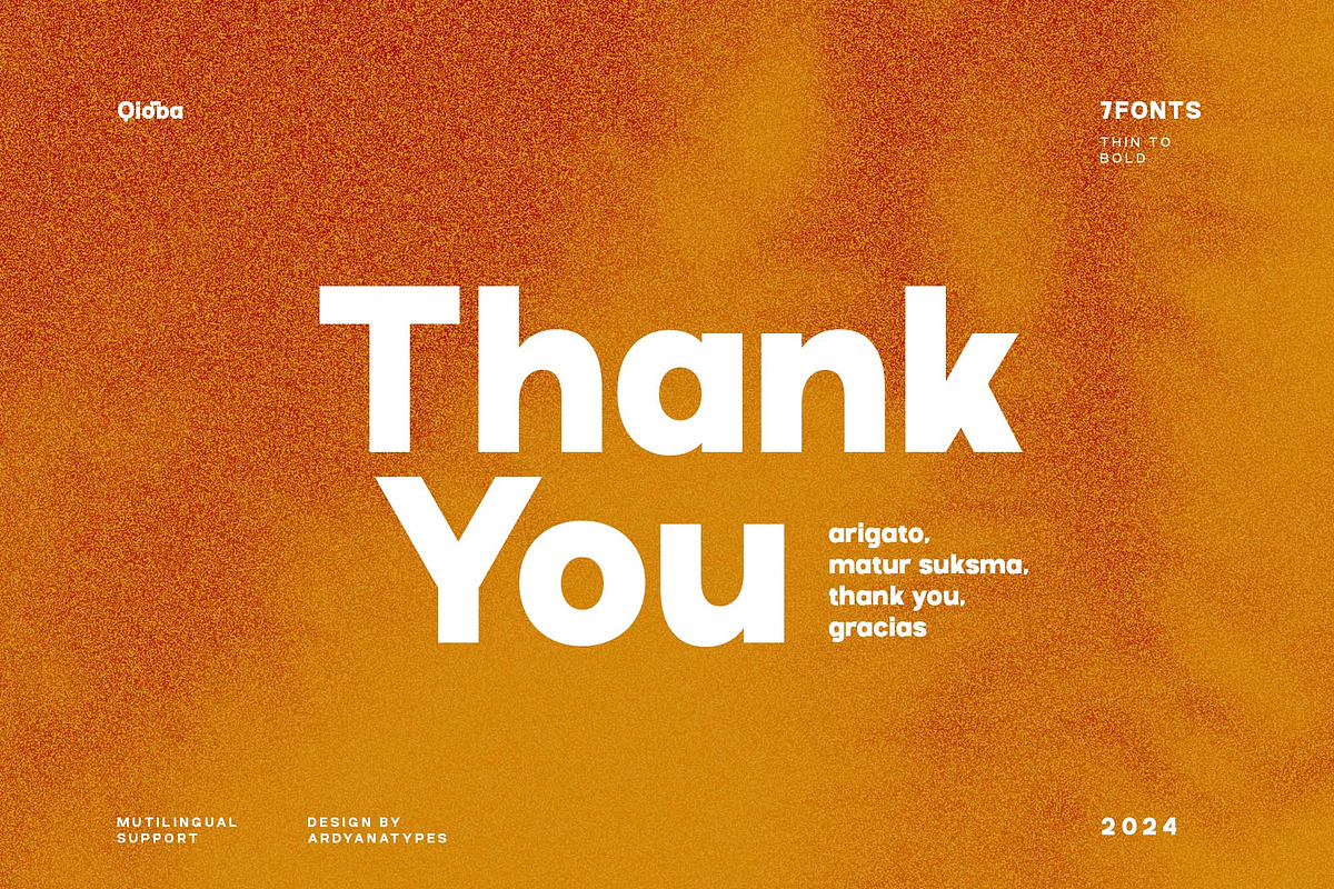 Qioba, a Sans Serif Font by Ardyanatypes (Photo 12 of 12)