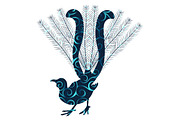 Art color silhouette 50 birds, an Icon by kozyrevaelena (Thumbnail 3 of 4)