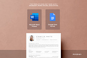 Minimalist Resume Template for Word, a Resume Template by DemeDesign (Thumbnail 5 of 9)