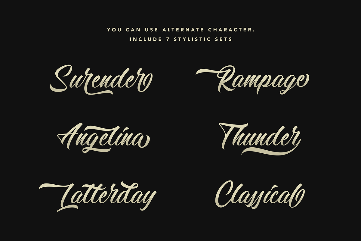 Calingham, a Script Font by Dierstudio (Photo 10 of 11)