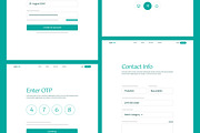 Company Landing Page UI UX Layout, an UI Kit Template by CreativeShaper (Thumbnail 1 of 4)