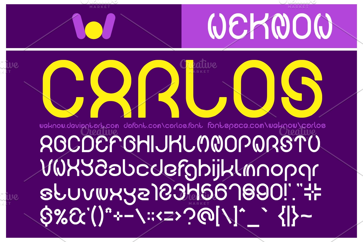 carlos font preview 4