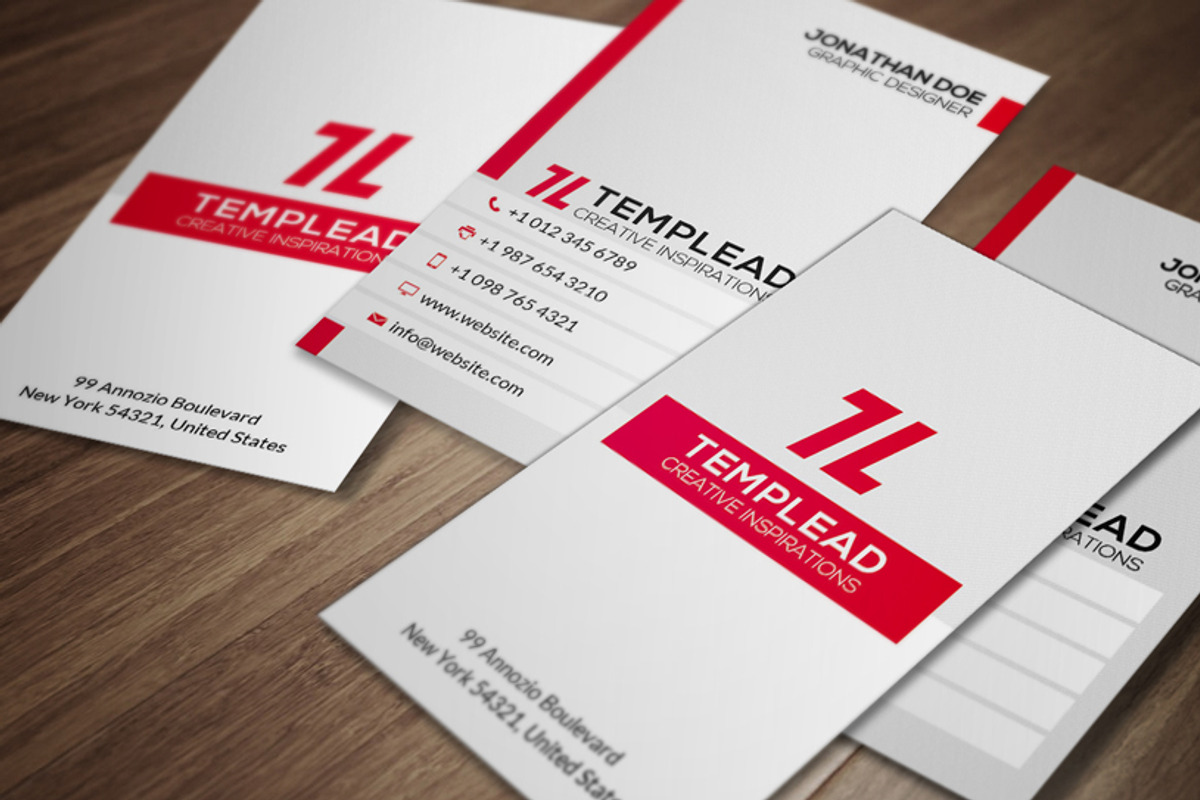 Corporate Business Card CM109, a Business Card Template by annozio (Photo 1 of 4)