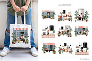Dog Friendly Cafe Illustrations, a Decorative Illustration by LyubovZaytseva (Thumbnail 4 of 8)